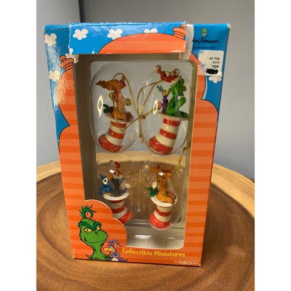 Dr. Seuss The Wubbulous World Collectible Miniature Ornaments Set By Enesco 1997 - Picture 4 of 8